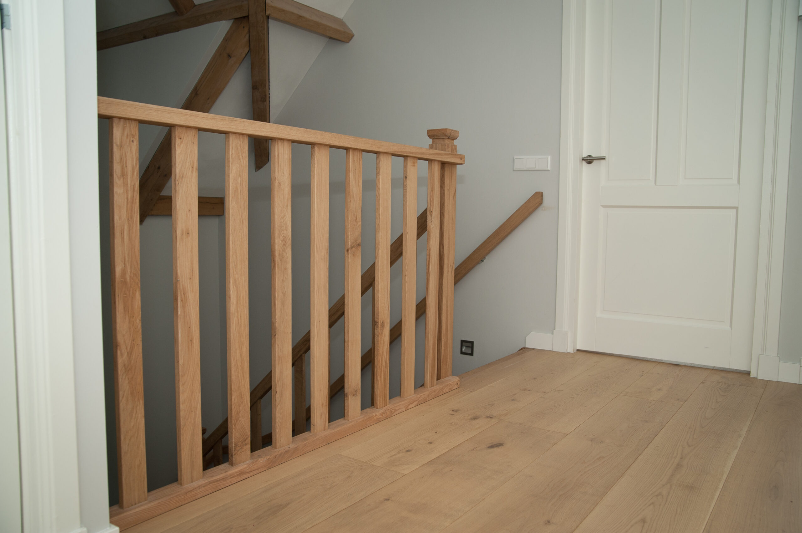 Balustrade van Eiken Hout